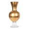 Vergoldete Glas Lady Vase von VGnewtrend 1