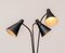 Mid-Century Swedish Triple Shade Type 2 Floor Lamp in Black from Orsjo Belysning 7