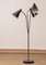 Mid-Century Swedish Triple Shade Type 2 Floor Lamp in Black from Orsjo Belysning, Image 1