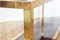 Brass and Stained Glass Console Table, 1970 12