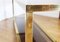Brass and Stained Glass Console Table, 1970 8