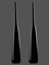 Big Italian Black Ceramic Pinnacolo Vase from VGnewtrend, Image 1