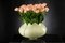 Italienische Keramik Tulip Vase Basso mit Verde Craquele von VGnewtrend 3
