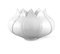 Vaso basso Tulip in ceramica bianca di VGnewtrend, Italia, Immagine 1