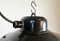 Lámpara colgante industrial esmaltada en negro de Elektrosvit, años 60, Imagen 8