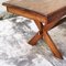 Italian Rustic Oak Cross-Legged Dining Table, 1950s 6