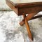 Italian Rustic Oak Cross-Legged Dining Table, 1950s 8