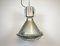 Polish Industrial Factory Ceiling Lamp with Glass Cover from Mesko, 1990s 1