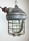 Lámpara industrial en gris oscuro de Elektrosvit, años 60, Imagen 9