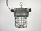 Lámpara industrial en gris oscuro de Elektrosvit, años 60, Imagen 1