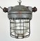 Lámpara industrial en gris oscuro de Elektrosvit, años 60, Imagen 2