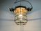 Industrial Cast Iron Cage Pendant Light, 1960s 14