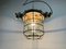 Lámpara colgante industrial de hierro fundido, años 60, Imagen 14