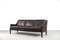 Dänisches Mid-Century Modern 3-Sitzer Sofa aus Schokoladenleder, 1960er 5