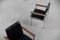 Set of Mid-Century Scandinavian Black Leather Armchair by Sigvard Bernadotte for France & Søn, 1960s 14