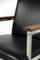 Set of Mid-Century Scandinavian Black Leather Armchair by Sigvard Bernadotte for France & Søn, 1960s 4