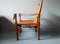 Leather and Ash Safari Chair by Wilhelm Kienzle, 1950s 6