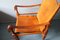 Leather and Ash Safari Chair by Wilhelm Kienzle, 1950s 5