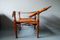 Leather and Ash Safari Chair by Wilhelm Kienzle, 1950s 7