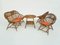 Petit Mobilier de Salon en Bambou, Italie, 1960s, Set de 4 1