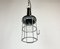 Lámpara de trabajo colgante industrial de baquelita, años 60, Imagen 6