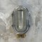 Aluminium Oval Bulkhead Wall Light with Prismatic Glass 1