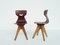 Children's Swivel Chairs from Pagholz Flötotto, Germany, 1950s, Set of 2 1