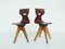 Children's Swivel Chairs from Pagholz Flötotto, Germany, 1950s, Set of 2 4