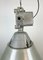 Industrielle explosionssichere Lampe mit Aluminiumschirm von Polam, 1970er 8