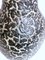 Charcoal Ceramic Table Vase with Cracked Pattern, 1970s, Image 3