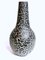 Charcoal Ceramic Table Vase with Cracked Pattern, 1970s 5