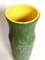 Hohe handgemachte grüne Keramik Vase in Smaragdgrün, 1970er 2
