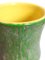Hohe handgemachte grüne Keramik Vase in Smaragdgrün, 1970er 3