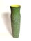 Hohe handgemachte grüne Keramik Vase in Smaragdgrün, 1970er 1