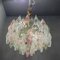 Lámpara de araña italiana de cristal de Murano, Imagen 11