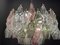 Lámpara de araña italiana de cristal de Murano, Imagen 5