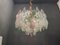 Lámpara de araña italiana de cristal de Murano, Imagen 7