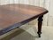 Victorian Table in Mahogany with 2 Extensions, 19th Century, Image 9