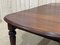 Victorian Table in Mahogany with 2 Extensions, 19th Century 10