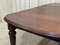 Victorian Table in Mahogany with 2 Extensions, 19th Century, Image 10