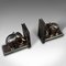 Small Victorian Anglo-Indian Ebony Elephant Bookends, 1890, Set of 2 9