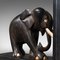 Small Victorian Anglo-Indian Ebony Elephant Bookends, 1890, Set of 2 7