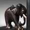 Small Victorian Anglo-Indian Ebony Elephant Bookends, 1890, Set of 2, Image 7