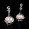 Edwardian English Silver Plated Decanters and Stands, 1910, Set of 2 1