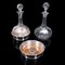 Edwardian English Silver Plated Decanters and Stands, 1910, Set of 2 2