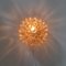 Mid-Century German Amber Bubble Glass Flush Mount or Wall Lamp by Helena Tynell for Limburg, 1970s, Image 5