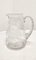 Jarra francesa de vidrio tallado a mano, años 50, Imagen 6