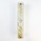 Murano Ice Glass Tubular Wall Lamp or Sconce from Hillebrand, Germany, 1970s, Image 1