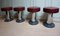 Vintage Belgian Art Deco Style Bar Stools from Frava, 1950s, Set of 4 18