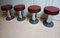 Vintage Belgian Art Deco Style Bar Stools from Frava, 1950s, Set of 4 3